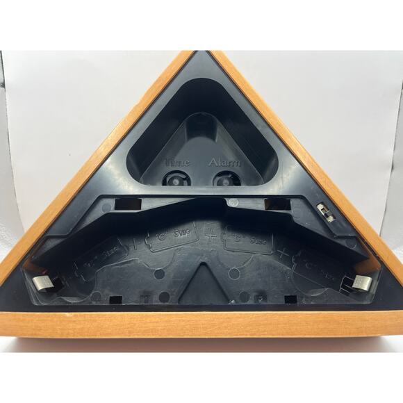 Now and Zen Alarm Clock, Vintage Japanese Style Meditation Wooden Triangle Wave - Picture 4 of 4